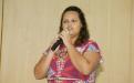 Acadêmica Isabella Silveira, representando o Diretório Central de Estudantes