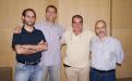 Prof. Tobias Vilhena, Prof. Carlan, Prof. Fabião e Prof. Pedro Paulo Funari
