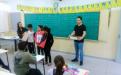 Equipe apresentando a campanha nas escolas de Alfenas