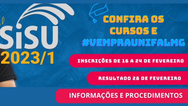 SiSU 2023/1: inscrições abertas!