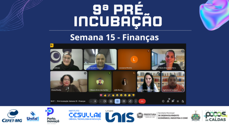 Marco 4 da 9ª Pré-Incubação – Finanças