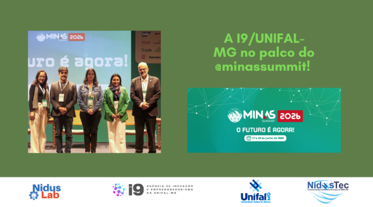 A I9/UNIFAL-MG no palco do Minas Summit!