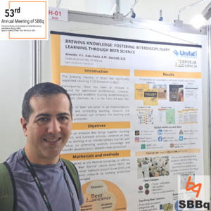 prof. Gabriel no painel