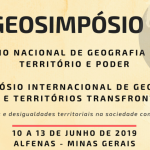Inscrições abertas para submissão de trabalhos para 5° GEOSIMPÓSIO e 3º GEOTRANS