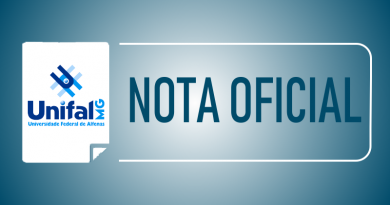 Nota Oficial: posicionamento da UNIFAL-MG em relação a ofícios emitidos pelo MEC