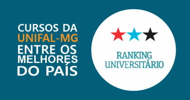 Em Ranking Universitário da Folha, UNIFAL-MG é a 6ª melhor universidade entre as 52 instituições públicas e privadas de mesmo porte no país