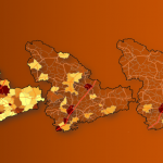 Mapas desenvolvidos por integrantes da empresa júnior do curso de Geografia da UNIFAL-MG monitoram casos de Covid-19 no sul de Minas