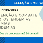 Edital Capes: Seleção Emergencial "Prevenção e combate a surtos, endemias, epidemias e  pandemias"