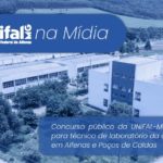 UNIFAL-MG abre inscrições para o cargo de técnico de laboratório na área de Química; jornal destaca informações sobre o concurso público