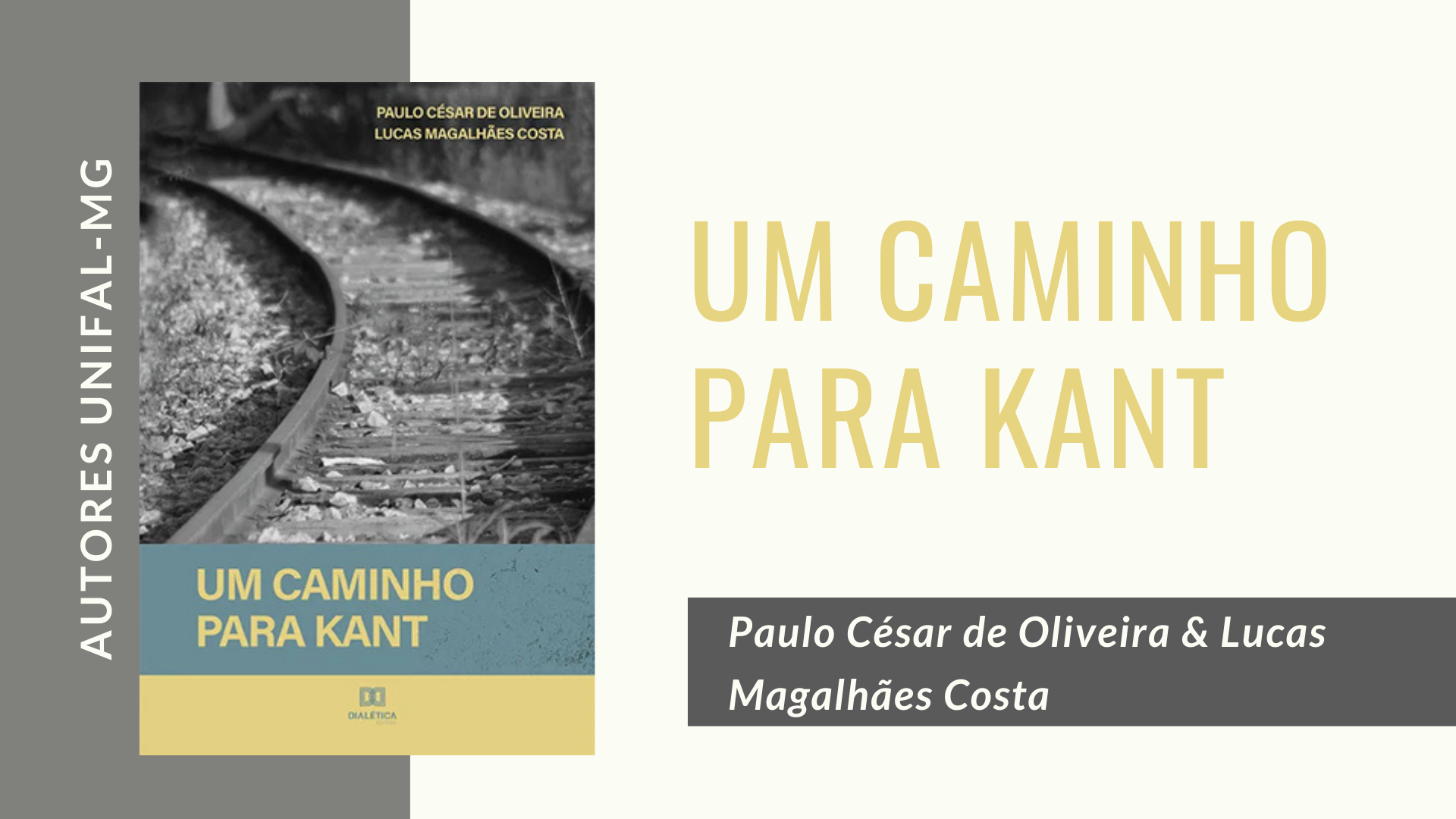 Um caminho para Kant – Paulo César de Oliveira & Lucas Magalhães Costa