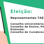 Comissão Eleitoral: representantes Conselho Universitário, Conselho de Ensino, Pesquisa e Extensão e Conselho de Curadores