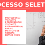 Processo Seletivo: Prof.(a) Visitante e Prof. (a) Visitante Estrangeiro(a) para o ICEx