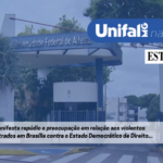 UNIFAL-MG é citada em matéria do jornal Estado de Minas sobre a manifestação das universidades em repúdio aos atos violentos ocorridos em Brasília