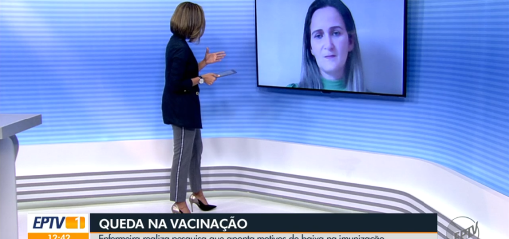 Pesquisa da UNIFAL-MG que mostra queda na cobertura vacinal em crianças menores de cinco anos em Minas repercute no Jornal da EPTV