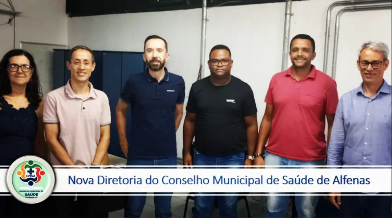 Professor da UNIFAL-MG é eleito presidente do Conselho Municipal de Saúde de Alfenas; equipe busca planejar políticas públicas e ações de fortalecimento do SUS