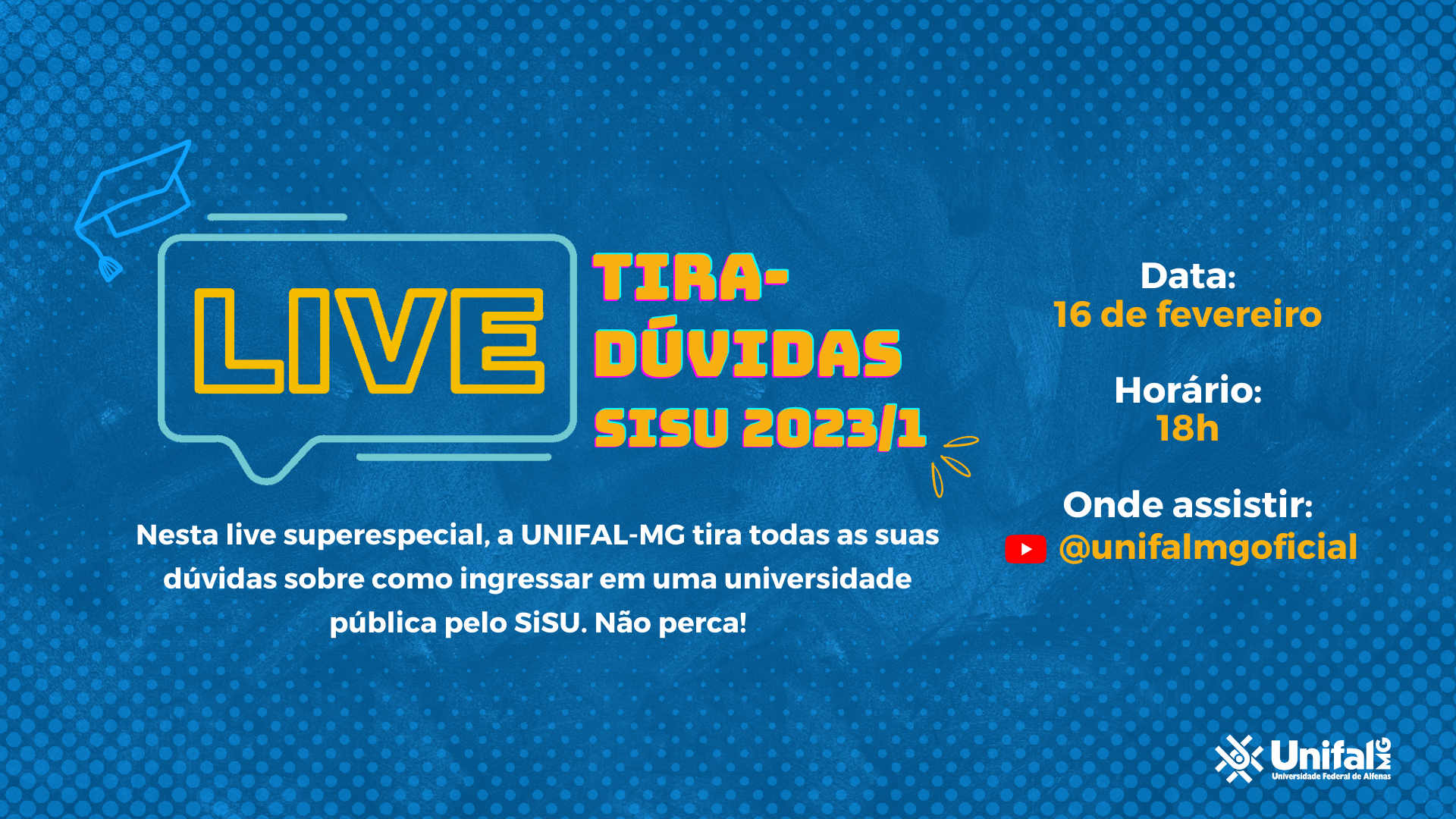 SiSU 2023/1: inscrições abertas!