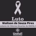 Universidade lamenta falecimento de Walison de Souza Pires, estudante do curso de Ciências Atuariais da UNIFAL-MG
