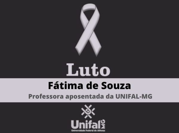 Luto: Universidade lamenta falecimento de Fátima de Souza, professora aposentada da UNIFAL-MG