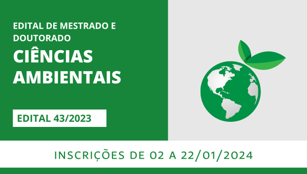 Processo Seletivo 2022.2 – Mestrado e Doutorado - Programa de Pós-Graduação  em Tecnologias Ambientais