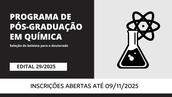 Doutorado em Química: seleção de bolsista