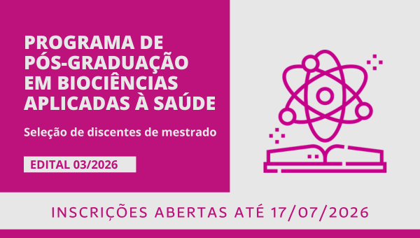 Mestrado em Biociências Aplicadas à Saúde