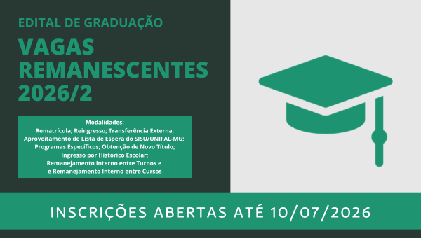 Vagas Remanescentes 2026/2