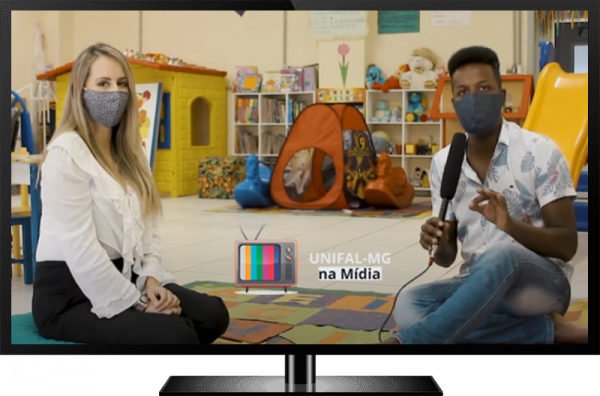 Doutoranda da UNIFAL-MG participa de bate-papo sobre o desenvolvimento infantil a partir do brincar em programa de TV de Alfenas
