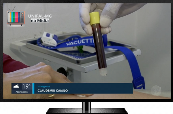 EPTV faz reportagem sobre testes realizados pela UNIFAL-MG em profissionais da saúde pública de Alfenas e em membros da comunidade acadêmica que trabalham presencialmente