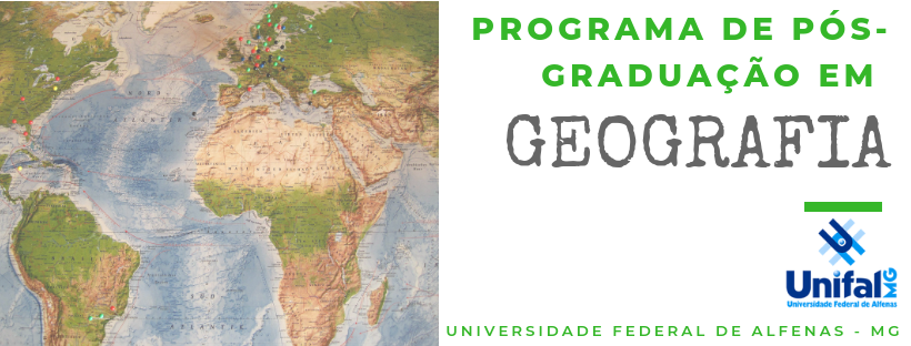 Programa de Pós-Graduação em Geografia – PPGEO