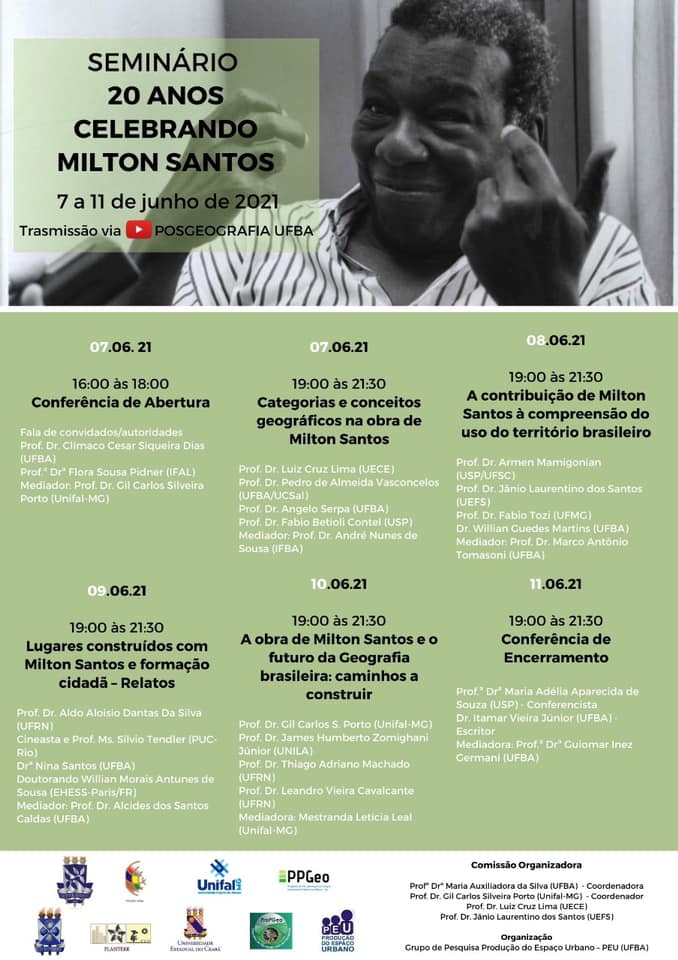 Evento Milton Santos 20 anos
