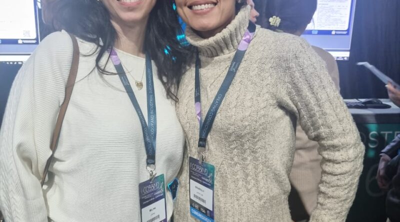 Professoras Grazielle e Melina no I COBBIND